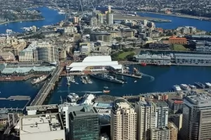 Darling Harbour From Sky thumbnail